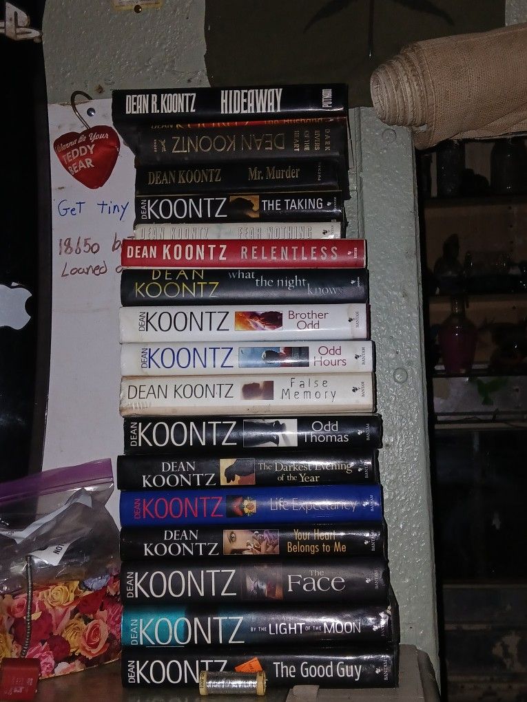 Dean Koontz First Edition Hard Cover Books