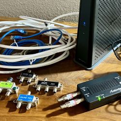 EVERYTHING YOU NEED TO TURN YOUR HOME COAX INTO A WHOLE HOME ETHERNET: Arris Touchstone DG3450 Cable Modem Wireless Gateway DOCSIS 3.1 W 802.11ac ⬇️⬇️