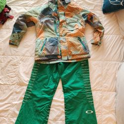 Burton jacket and Oakley pants Ski/ Snowboard 