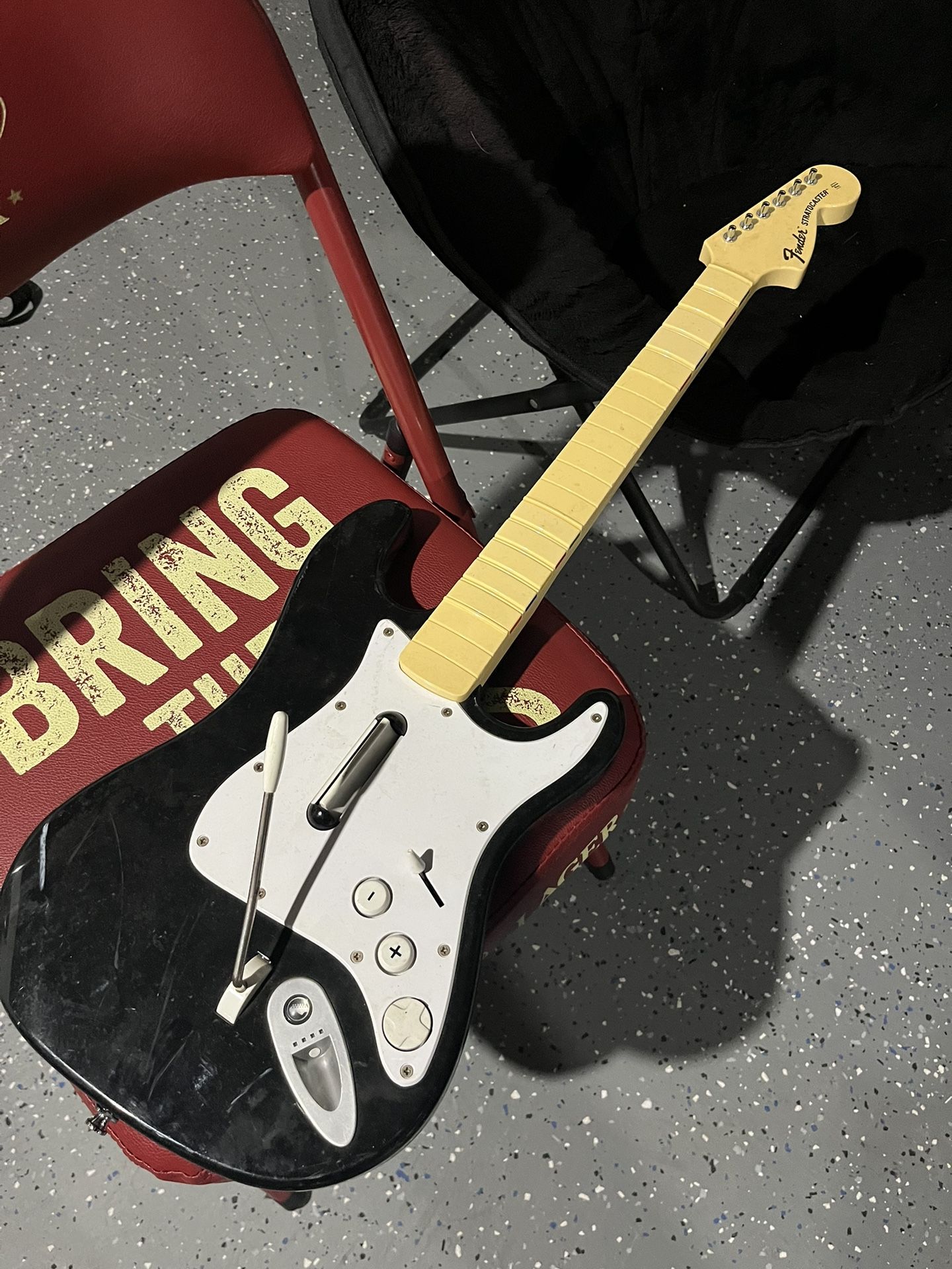 Rock Band Guitar For Nintendo Wii NO DONGLE