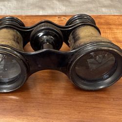 Vintage Lemaire Paris Opera Glasses – Antique Binoculars Classic brass and black enamel opera glasses marked Lemaire Fabt Paris. These antique binocul