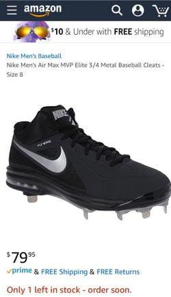 Nike Air Max MVP Elite 3/4 Metal Baseball Shoe size 11.5