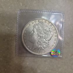 1884 O Morgan Silver Dollar.  Uncirculated 