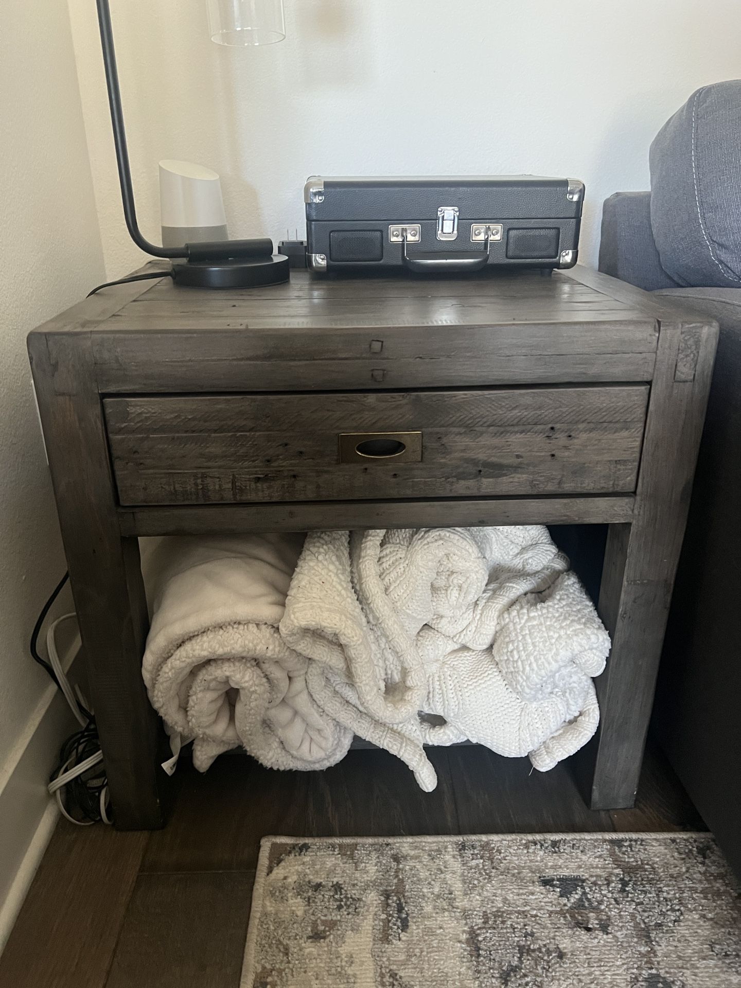 End Table With Drawer
