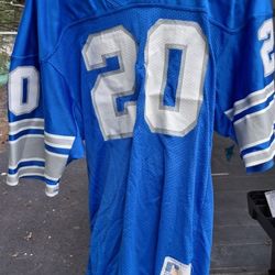 Vintage Barry Sanders Jersey Used
