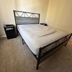 QUEEN BED FRAME ONLY (MATTRESS NOT INCLUDED)
