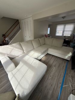 2 piece sectional “ U” shape