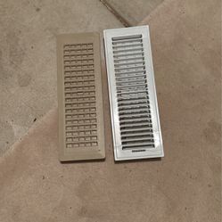 2 Floor registers for air vent. Size 14x 4 inches.