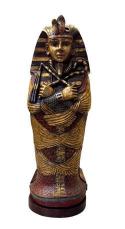 Toscano Tutankhamen Sarcophagus Cabinet