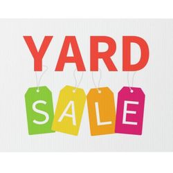Yard Sale  Saturday 3/29 - 9am-3pm -Cancelled****