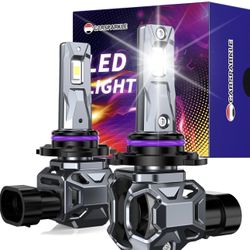 9005 Bulbs 2024 Upgraded 800% Brighter 30000LM 6500K Cool White Q3 Series 9005/HB3 Fog Bulbs Wireless Plug and Play IP68 Waterproof - Pack of 2