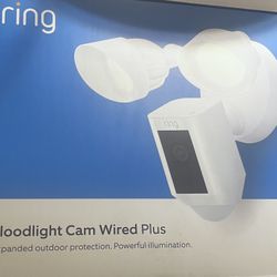 RING Floodlight Can Wired Plus