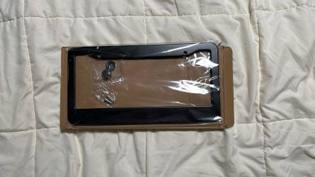 Matte Black License Plate Cover