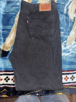 Levi's Men's 565 Loose Straight Fit Jeans 40x32 Black/Dark Grey Wash