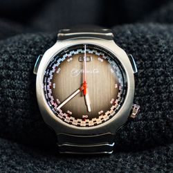 H. MOSER & CIE. STREAMLINER FLYBACK CHRONOGRAPH – 42.3MM ANTHRACITE DIAL STEEL – REF. 6902-1200