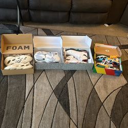 Nikes. Jordan’s & Adidas Slides 