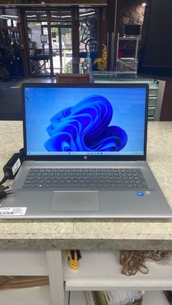 17-cn0693DS Intel Celeron N4120 4gb memory 128 gb ssd 17.3 touchscreen windows 11 w/pwr supply.