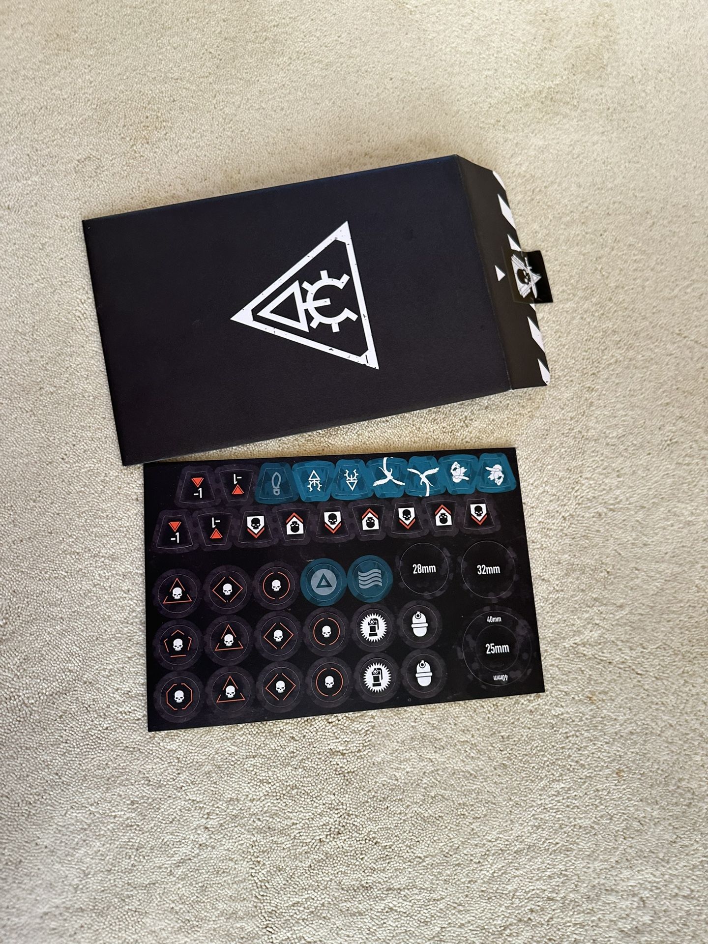 Warhammer 40k kill team Aeldari Corsairs Token/Marker Set