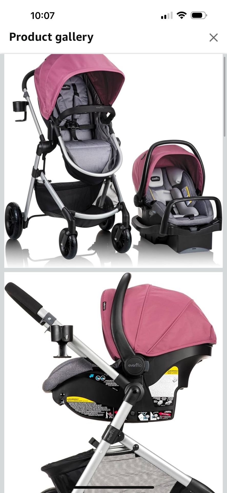 Evenflo Pivot Stroller Set