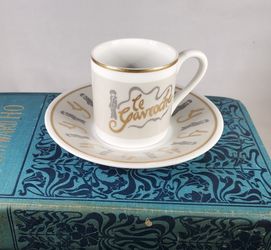 Franklin Mint Demi Cup Saucer - Greatest Restaurants - Le Gavroche London