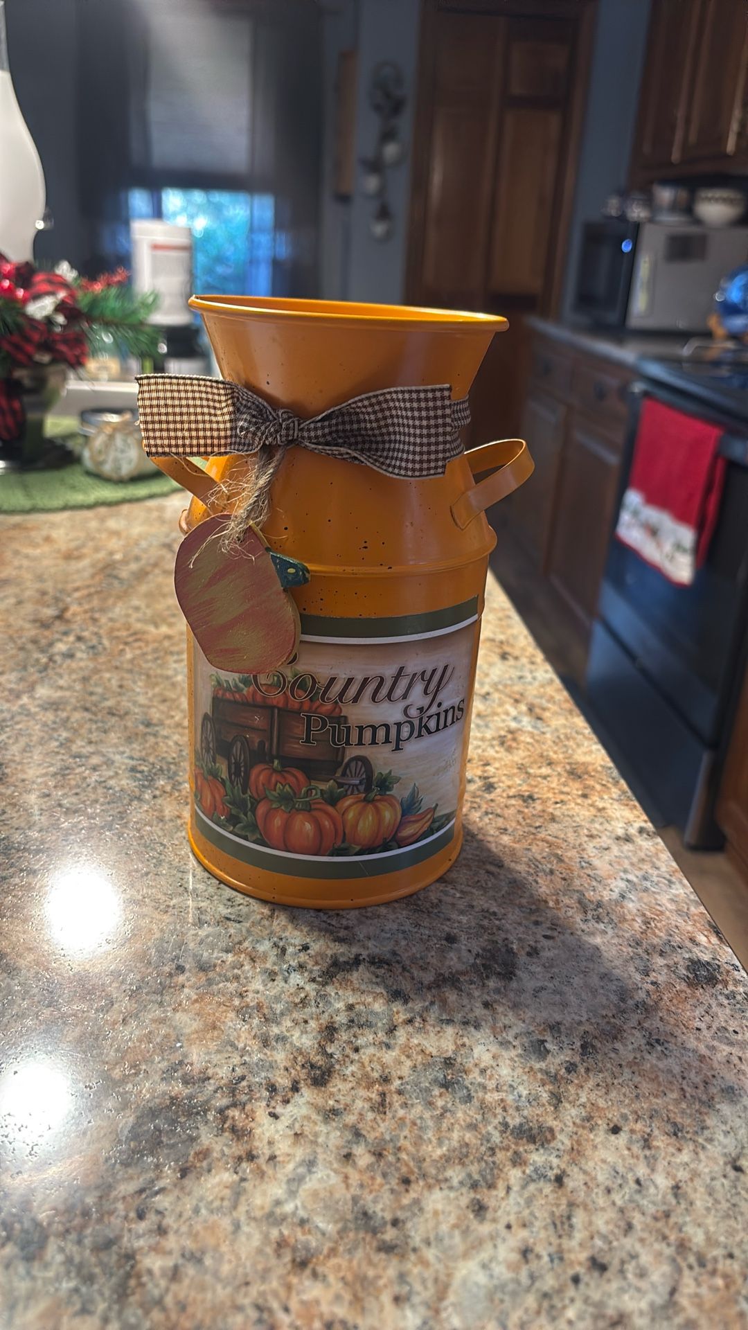 Fall Milk Can