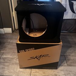 Empty Single 10” SUB ENCLOSURE