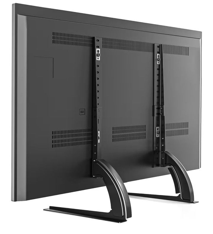 TV Stand Mount, Universal TV Stand Tabletop for 22 to 65 inch Plasma LCD LED Flat Screen TVs, Strong TV Legs Holds up to 88lbs, Height Adjustable