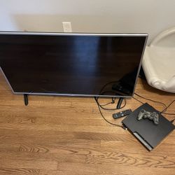 PS3  HEN JB 160 Gb And 45in Tv Combo/Bundle