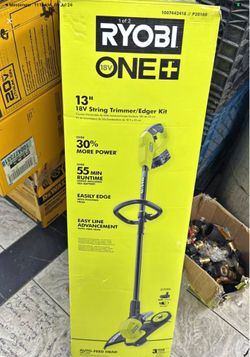 Ryobi 18v 13in string trimmer kitm
