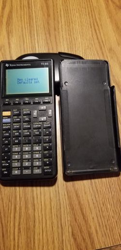Texas Instruments TI-85 calculator.