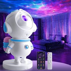 new Astronaut Galaxy Star Projector Light, Aurora LED Night Light Lamp for Bedroom,Adults Kids Room Decor, Space Starry Nebula Ceiling Lighting Projec