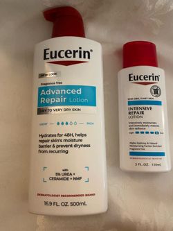 Brand new eucerin lotion $15 for both