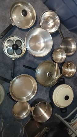 Pots And Pans And Metal Bowls 