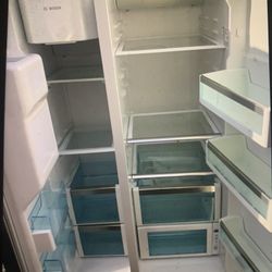 Stainless Steel Side By Side Refrigerator 