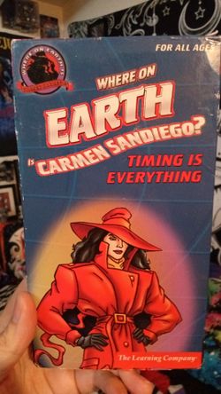 Where on Earth is Carmen sandiego VHS