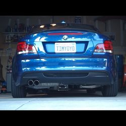 BMW E82 135i OEM M SPORT PACKAGE REAR DIFFUSER BUMPER