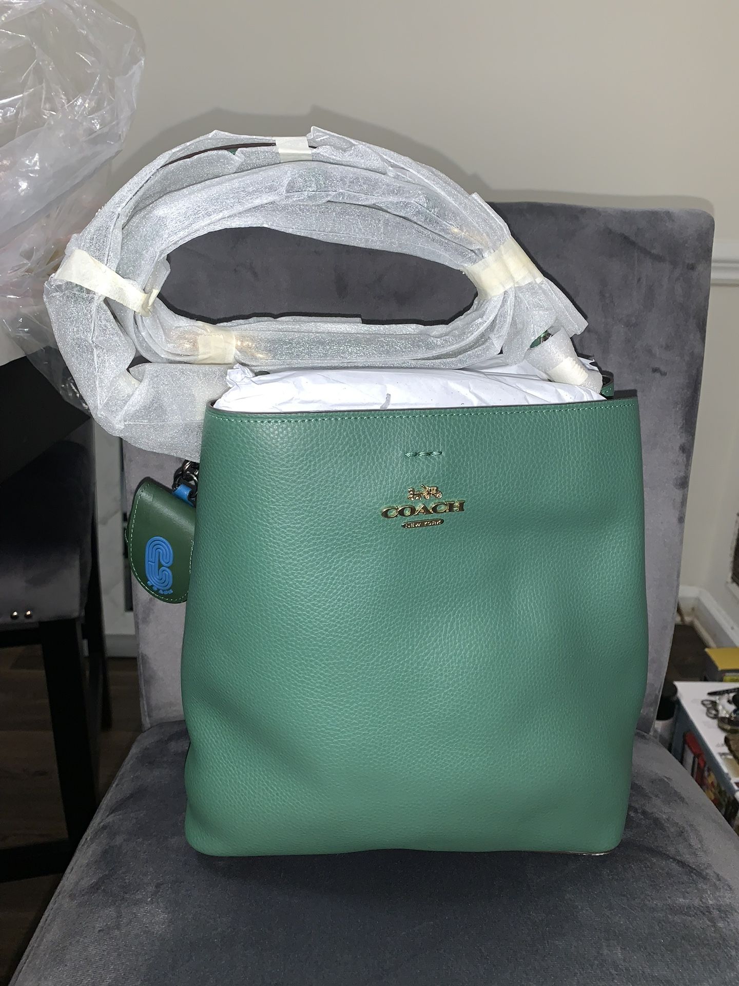 Authentic Green Coach Purse 