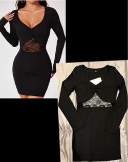 Woman’s black dress 🎃 size petite small