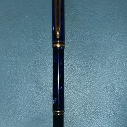 Waterman Paris Fountain Pen – Blue with Gold Trim, Never Used ✨