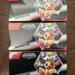 Pokemon Prismatic Evolution Surprise Box  (10 Available)