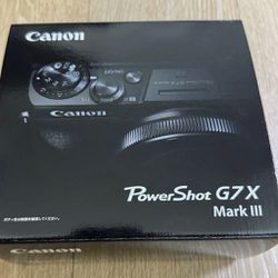 Power Shot Gx7 Mark III Digital Camera 