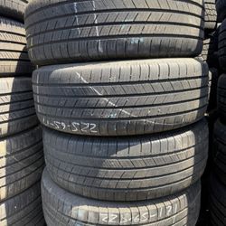 225 65 17 Vendo Un Set De Llantas Usadas En Excelente Condición Marca Michelin 