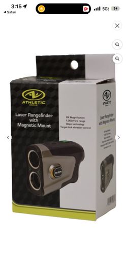 Laser rangfinder with magnetic mount