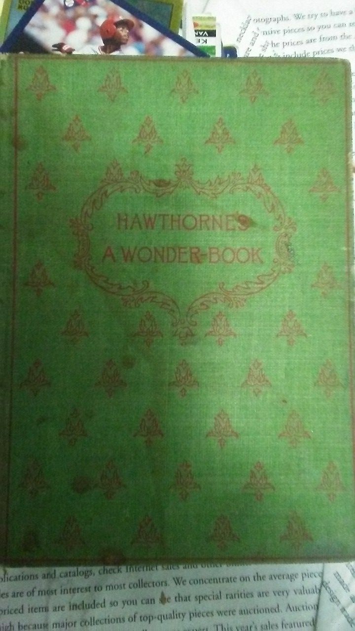 Hawthorne's a wonder book for boys and girls 1899