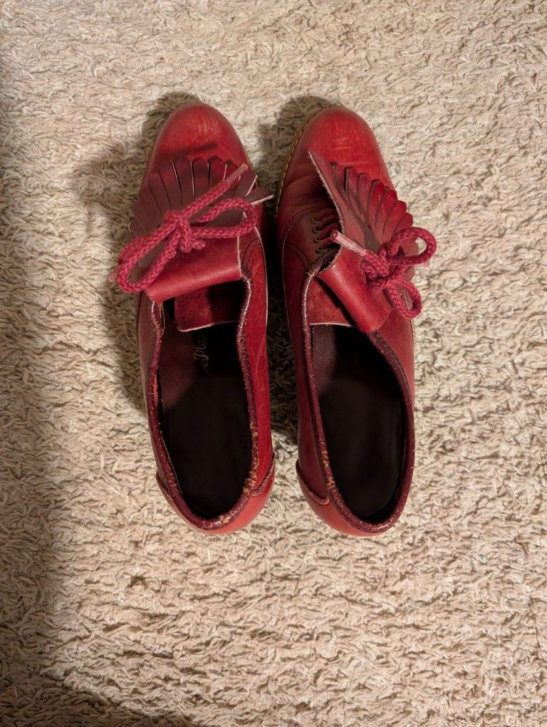 Vintage- Retro Style Heeled Oxfords