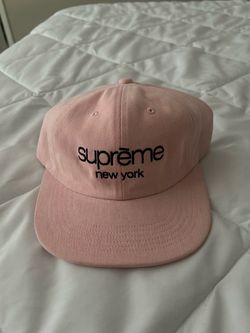 Supreme Classic Logo 6-Panel Cap Pink