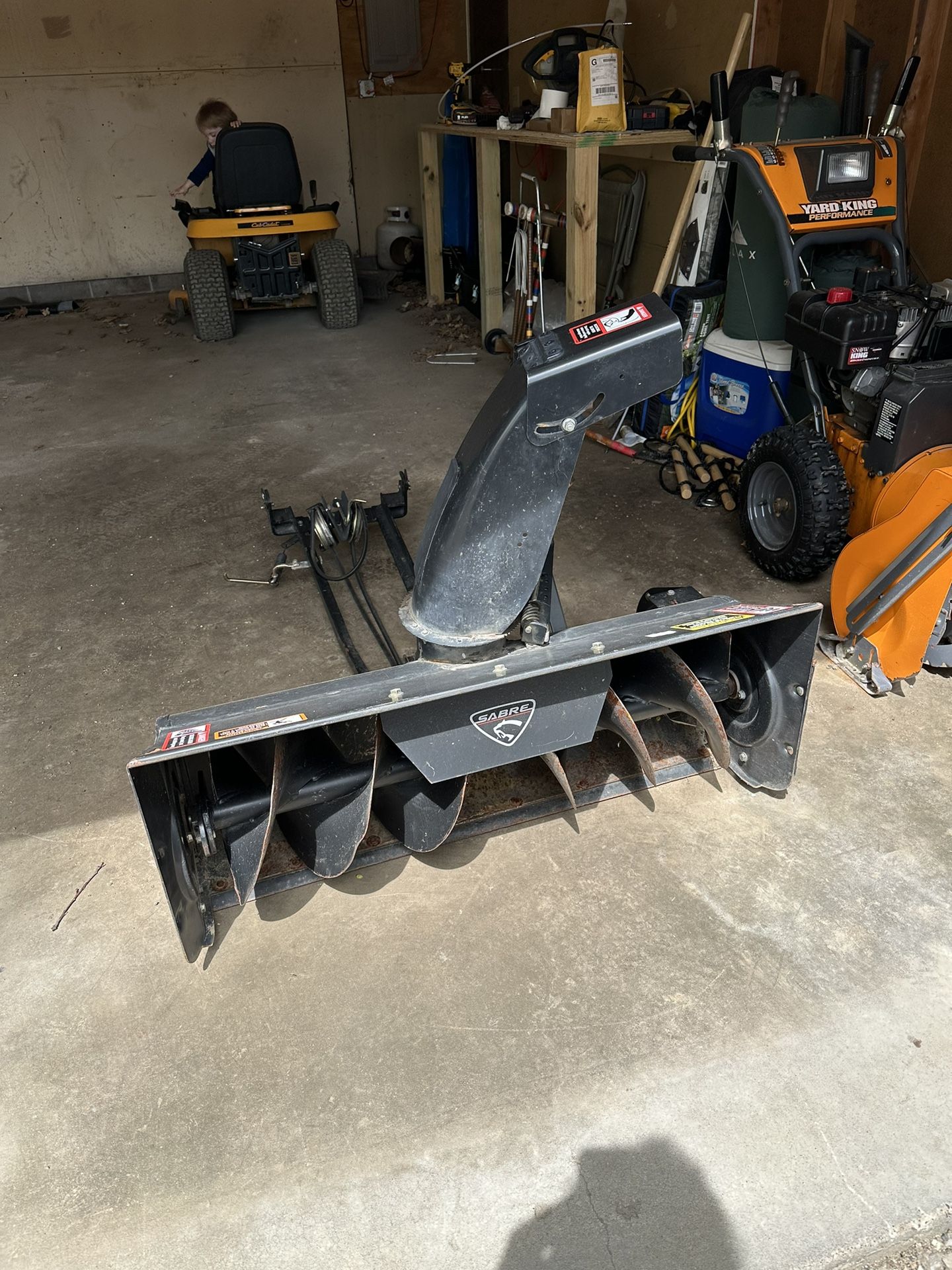Sabre Snowblower Attachment