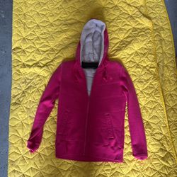 Pink Northface hoodie