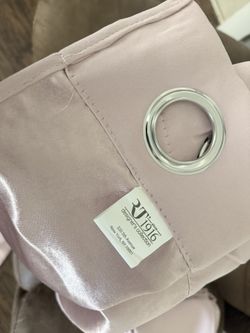 Paris Canvass And Pink Curtains