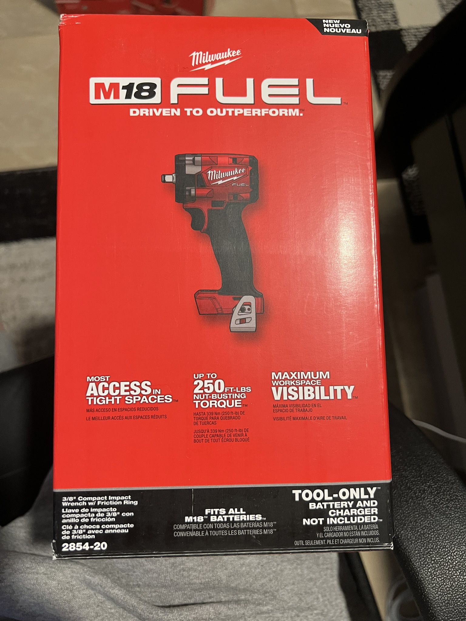 New Milwaukee M18 Fuel Impact Wrench, No Battery!